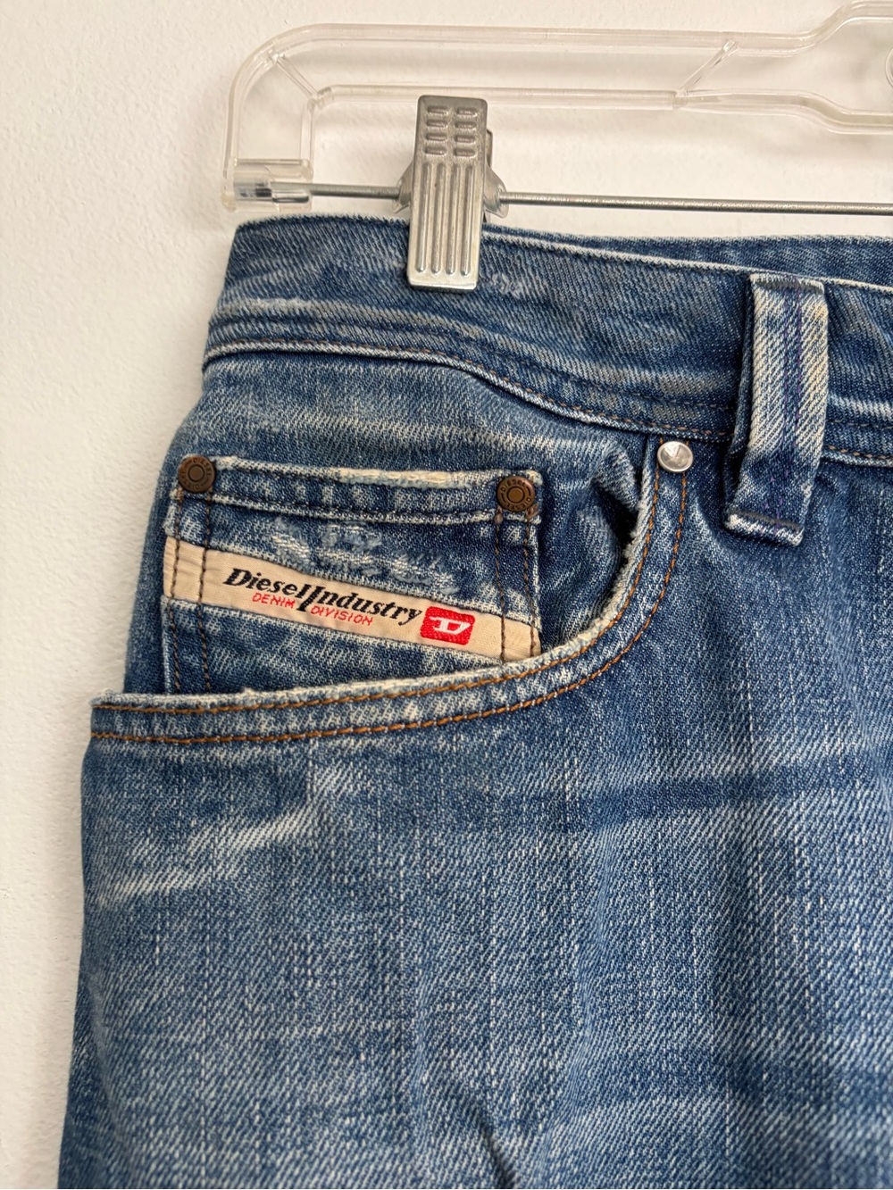 Size 32-34 diesel industry made in italy vintage y2k straight leg